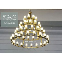 لوستر طبقاتی مدرن حباب دار