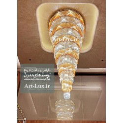 لوستر بزرگ مدرن برای لابی هتل لوستر بزرگ مدرن برای لابی هتل
