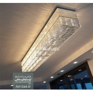 لوستر کریستال کاردی مستطیلی