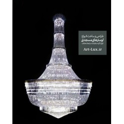 لوستر کریستالی مسجدی 6 متری لوستر کریستالی مسجدی 6 متری