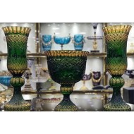کریستال دو پوست سبز عسلی کریستال دو پوست سبز عسلی