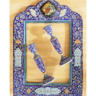 آینه شمعدان میناکاری آینه شمعدان میناکاری
