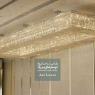 لوستر کریستالی مکعبی بزرگ لوستر کریستالی مکعبی بزرگ