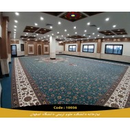 فرش سایز بزرگ با زمینه آبی فرش سایز بزرگ با زمینه آبی