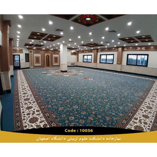 فرش سایز بزرگ با زمینه آبی فرش سایز بزرگ با زمینه آبی