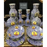 سرویس چینی قلم آبی شاه عباسی
