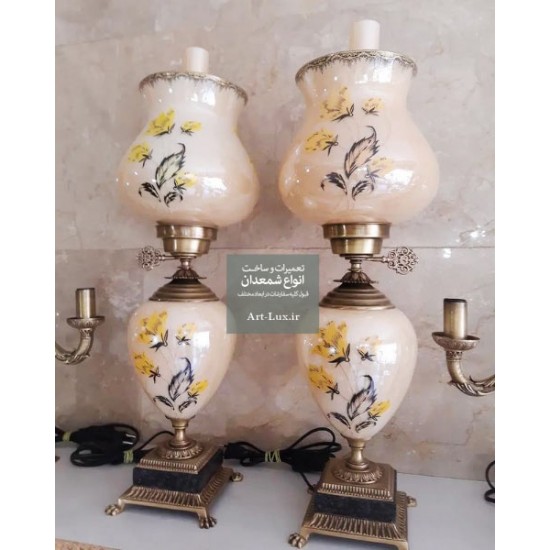 چراغ لمپا عسلی