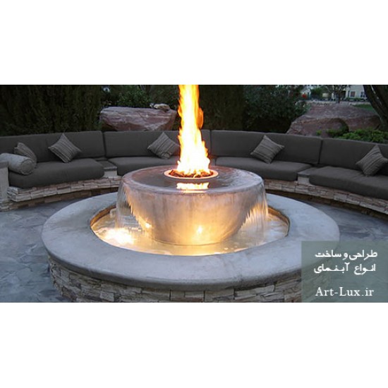 آبنمای مدرن سنگی