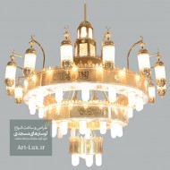 لوستر مسجدی طلایی لوستر مسجدی طلایی