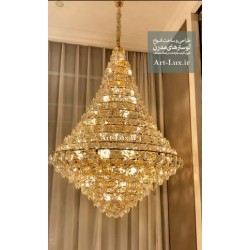 لوستر کریستالی بزرگ نئوکلاسیک لوستر کریستالی بزرگ نئوکلاسیک