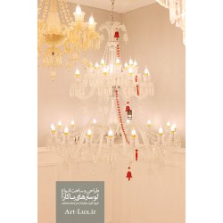 لوستر باکارا 32 شاخه 2 طبقه لوستر باکارا 32 شاخه 2 طبقه