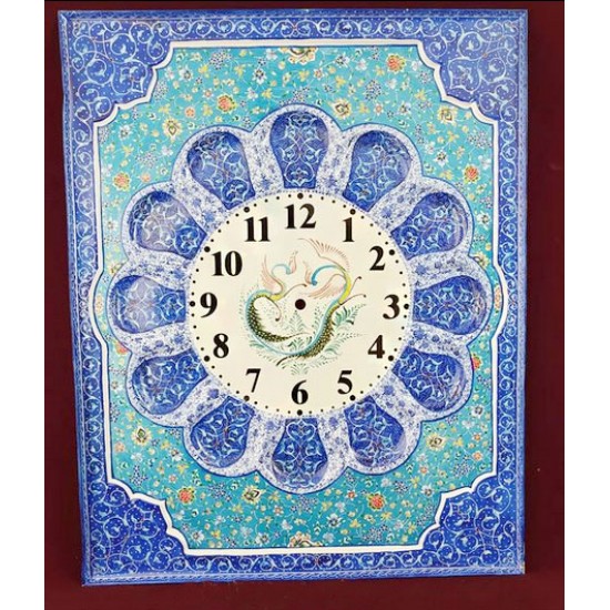 ساعت دیواری میناکاری شده