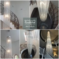 لوستر بلند مخصوص راه پله
