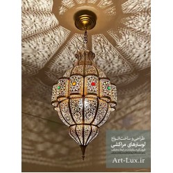 لوستر مراکشی رنگی لوستر مراکشی رنگی