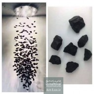 لوستر طرح ذغال سنگ لوستر طرح ذغال سنگ