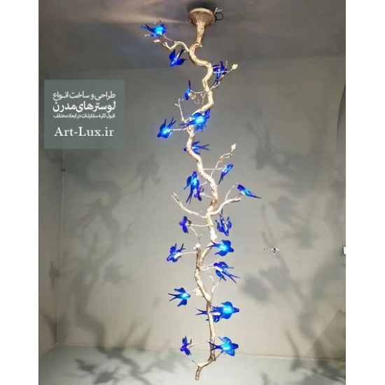 لوستر مدرن پرنده لوستر مدرن پرنده