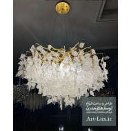 لوستر برگی کریستالی لوستر برگی کریستالی