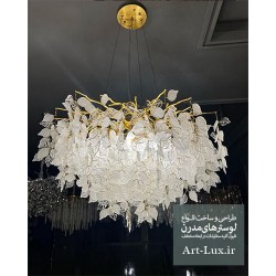 لوستر برگی کریستالی