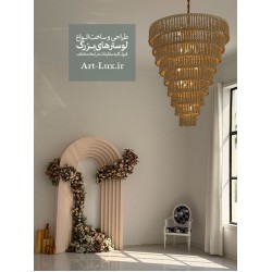 لوستر چوبی بزرگ لوستر چوبی بزرگ