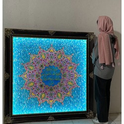 تابلو نقاشی روی شیشه طرح اسلامی تابلو نقاشی روی شیشه طرح اسلامی