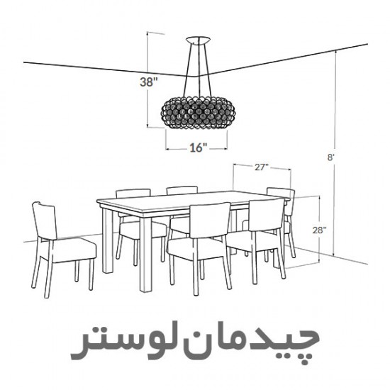 نحوه چیدمان لوستر منزل به چه شکل می باشد؟ نحوه چیدمان لوستر منزل به چه شکل می باشد؟