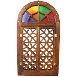 آینه پنجره چوبی سنتی 968