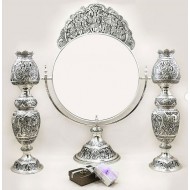 آينه و لاله نقره گهواره اى آينه و لاله نقره گهواره اى
