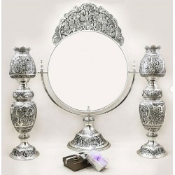 آينه و لاله نقره گهواره اى آينه و لاله نقره گهواره اى