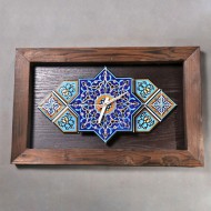 ساعت چوبي ديواري مستطیلی ساعت چوبي ديواري مستطیلی