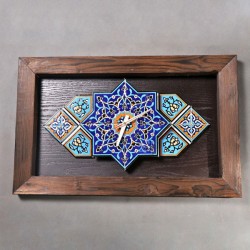 ساعت چوبي ديواري مستطیلی ساعت چوبي ديواري مستطیلی