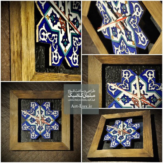 ساعت دیواری چوبی سنتی 3910 ساعت دیواری چوبی سنتی 3910