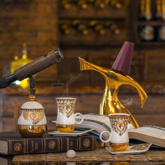 سرویس چای خوری ترک زرد