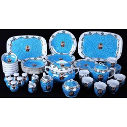 سرویس چینی فیروزه ای شاه عباسی سرویس چینی فیروزه ای شاه عباسی