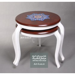 کنار مبلی سنتی گرد کنار مبلی سنتی گرد