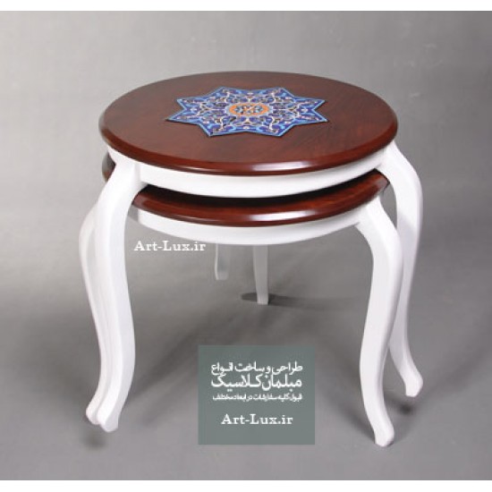 کنار مبلی سنتی گرد کنار مبلی سنتی گرد