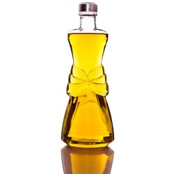 بطری شیشه ای استوانه ای کروم