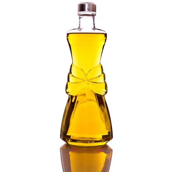بطری شیشه ای استوانه ای کروم