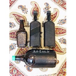 بطری شیشه ای قهوه ای بطری شیشه ای قهوه ای