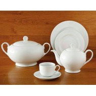 سرویس چینی زرین سفید ساده