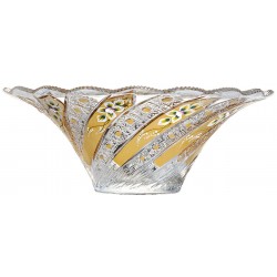 میوه خوری کریستال طلاکوب کوچک