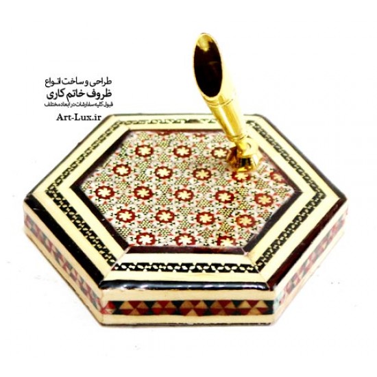 جا خودکاری 6 ضلعی خاتم کاری