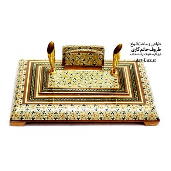 جاخودکاری 2 تایی رومیزی خاتم کاری
