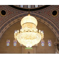 لوستر مسجدی بزرگ کریستالی لوستر مسجدی بزرگ کریستالی