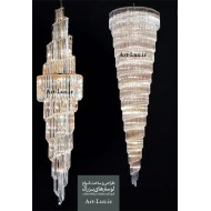 لوستر آویزی بلند مارپیچ لوستر آویزی بلند مارپیچ