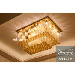 لوستر سقفی کریستال 60*120 لوستر سقفی کریستال 60*120