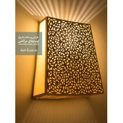 طرح دیوارکوب مشبک برنجی طرح دیوارکوب مشبک برنجی