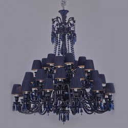 لوستر 36 شاخه باکارا لوستر 36 شاخه باکارا