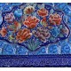 آینه و شمعدان مینا کاری تاج دار آینه و شمعدان مینا کاری تاج دار
