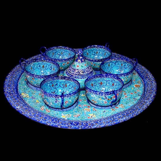 سرویس چایخوری میناکاری