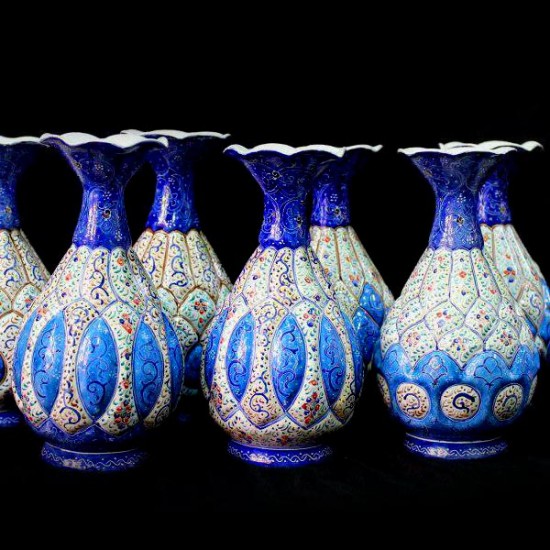 گلدان میناکاری گلدان میناکاری